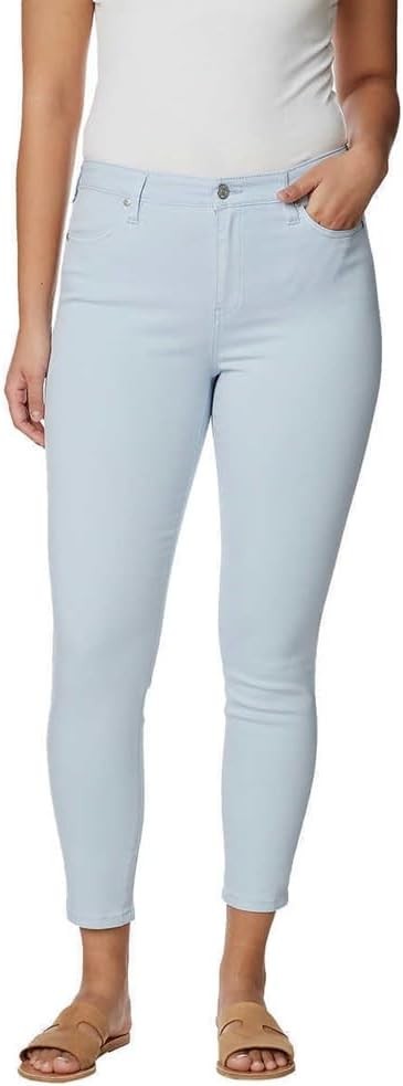 Buffalo David Bitton Women’s High Rise Soft Stretch Ankle Skinny Jeans, Blue, 16