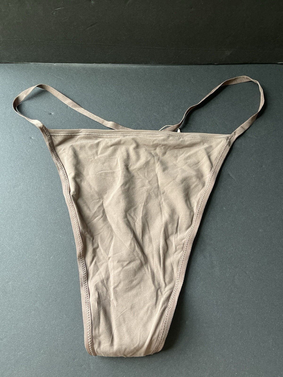 Skims Thong Underwear Womens Size 4x Umber Stretch Lingerie (2) New