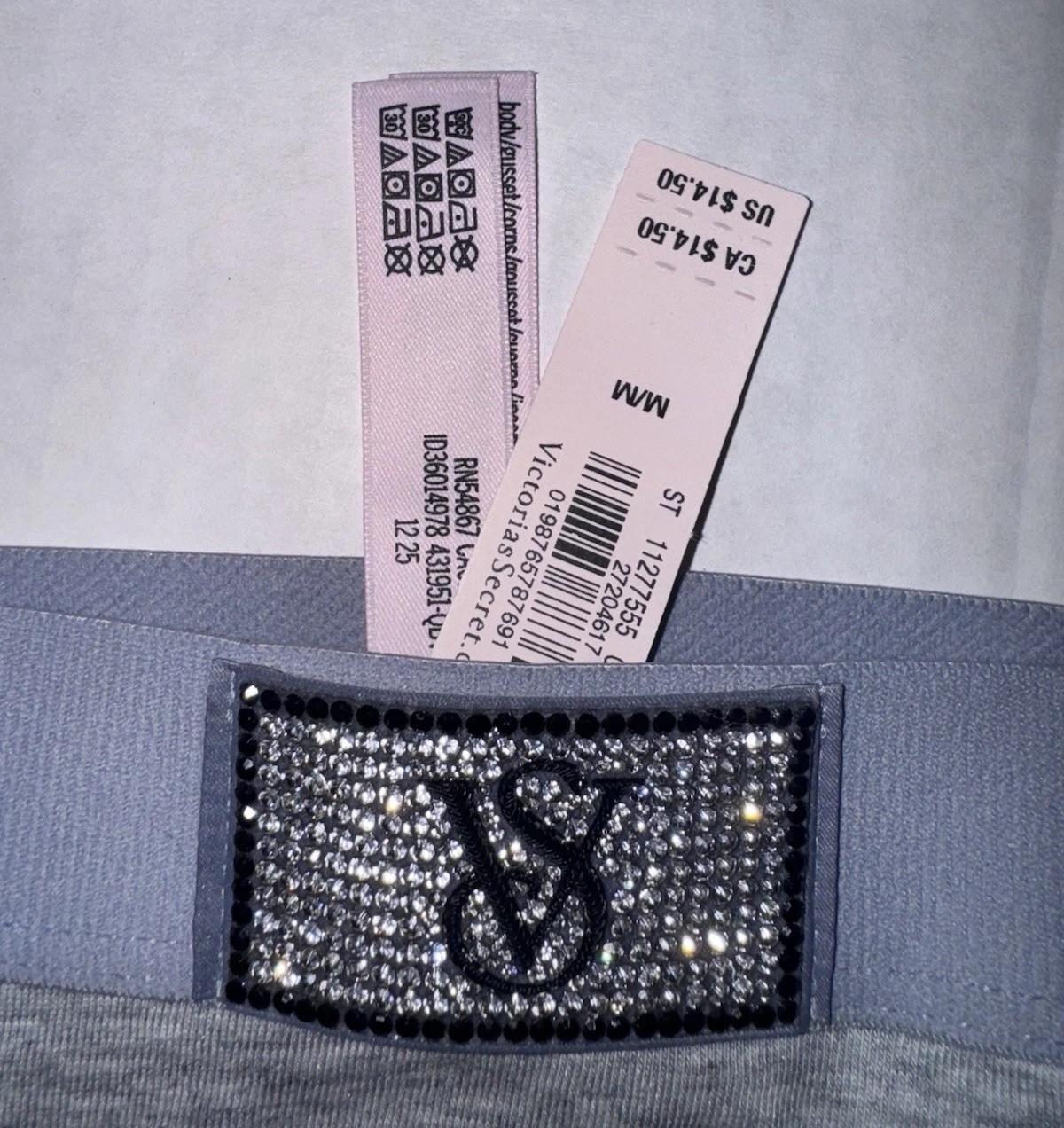 NWT Victoria’s Secret Hiphugger Hipster Logo M Panties Limited Edition Pair Incl