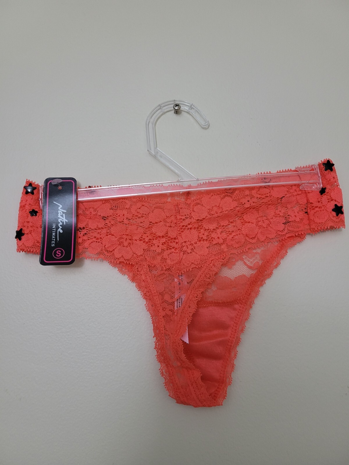 4 Packs Women’s L Panties Thong Lingerie Underwear 4 Color Black Orange Blue Red