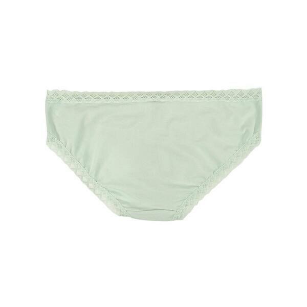 Natori BLISS 156058 Spring Mint Green Stretch Cotton Girl Brief – L