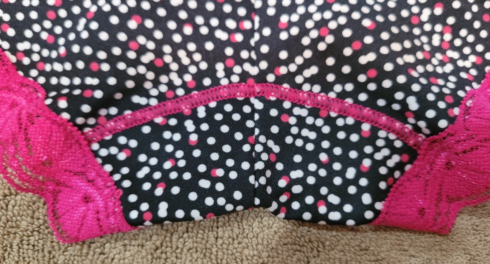 7/L Maidenform LuXe Lace BOYSHORTS 40760 SeXy DOT Hot Panties ~~NWT