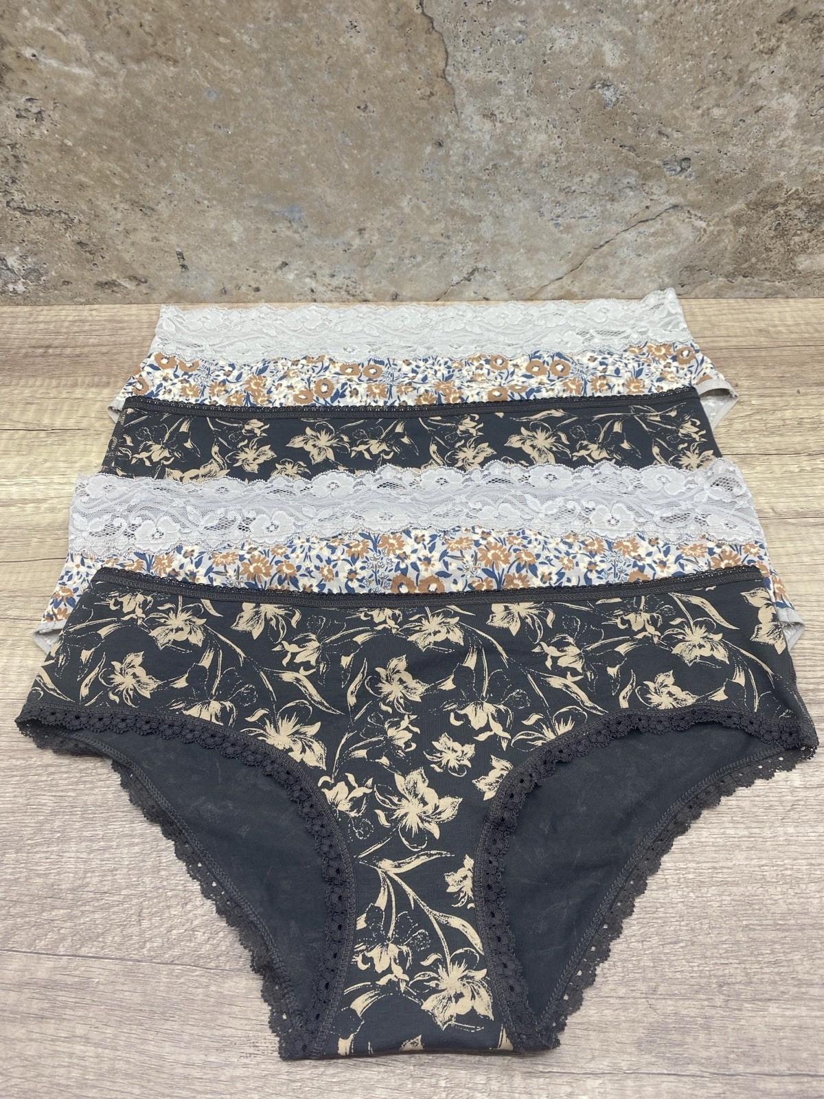 Pact Organic Cotton Bikini Panties 4 Pack Women’s Size XL Bundle
