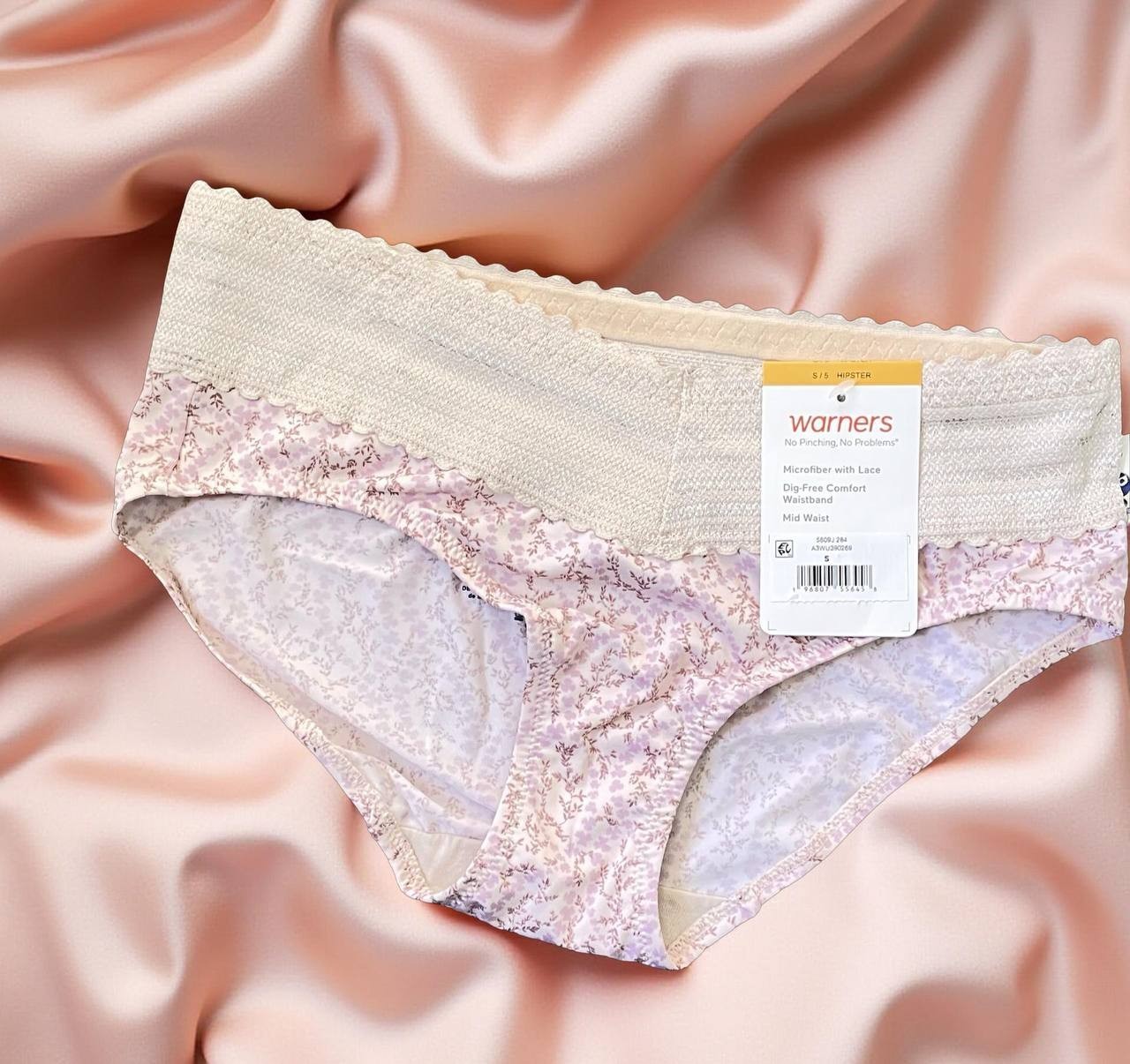 Warners All You Need No Pinching No Problems Panty Brief Bikini Hipster S/5