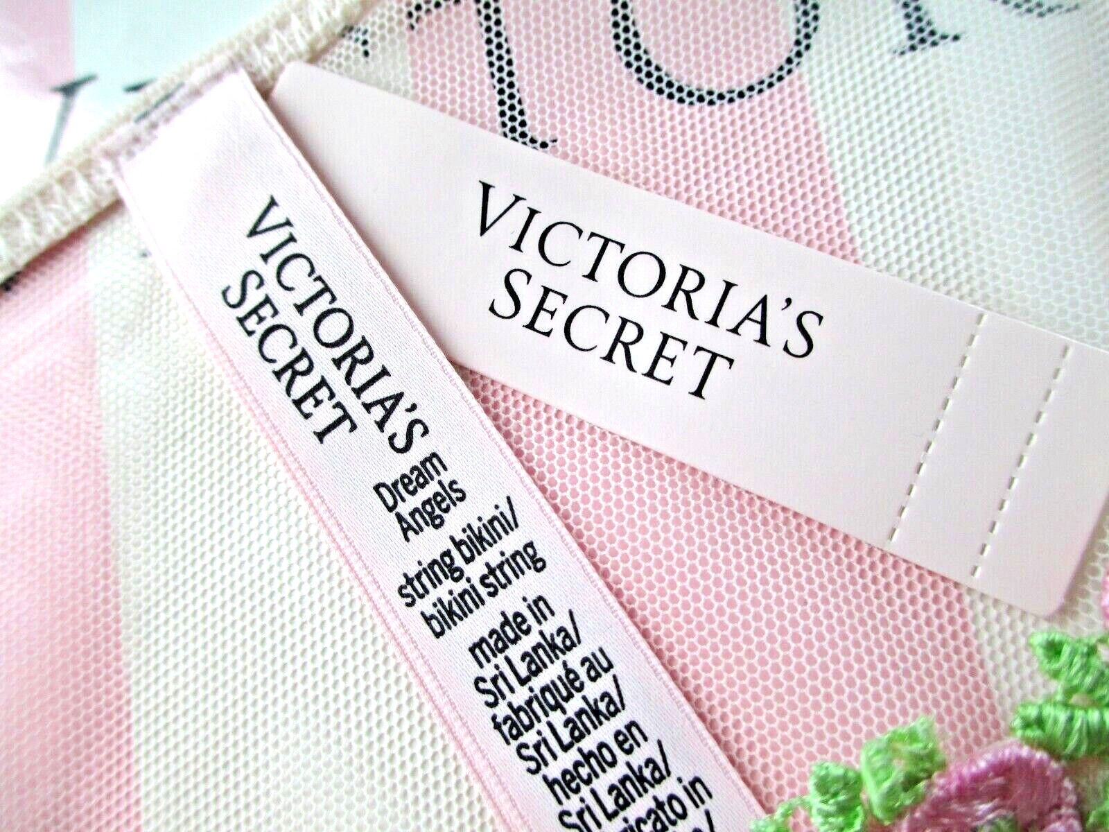 VICTORIA’S SECRET DREAM ANGELS String Bikini Panty VS Pink Fizz Floral S M L XL