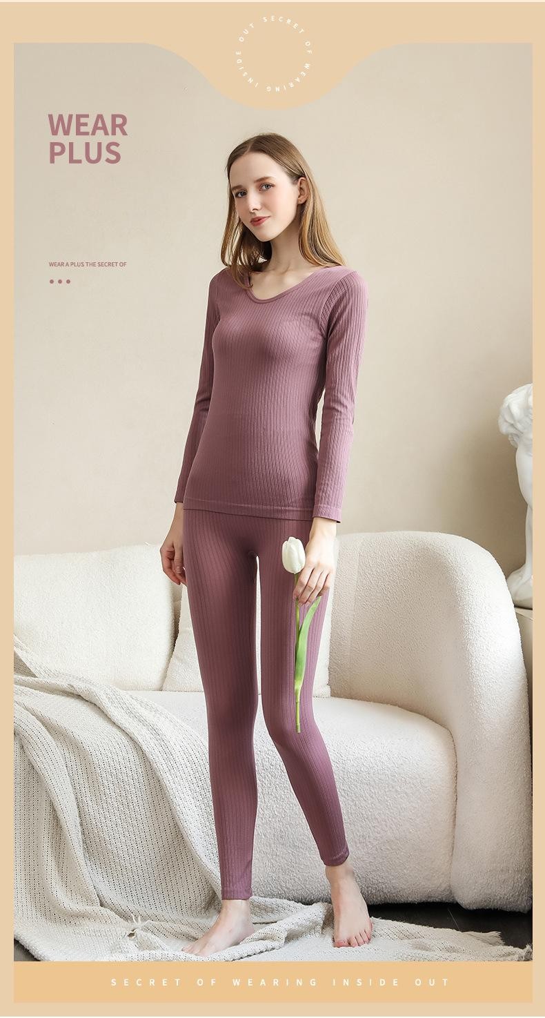 Women’s Thermal Underwear Set – Warm Shaping Long Johns Intimates