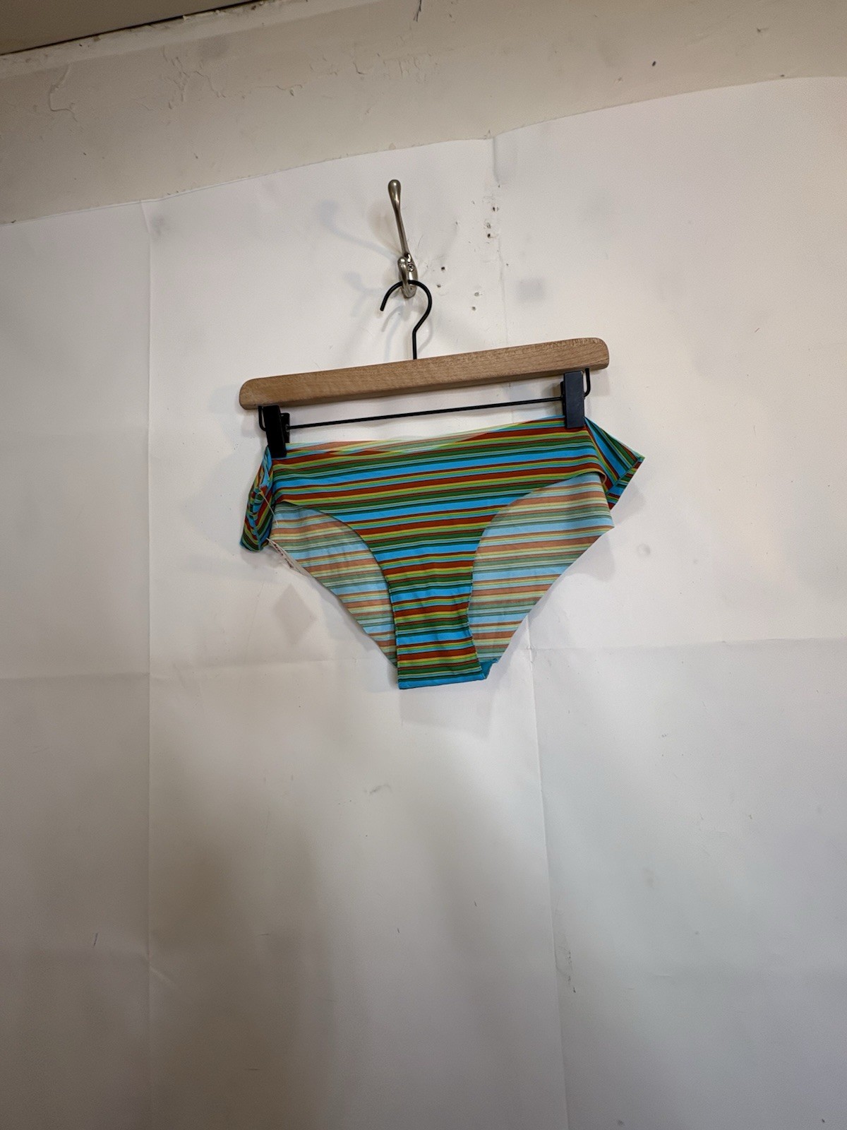 Women’s Size XL Striped Multicolored Hipster Lingerie Underwear