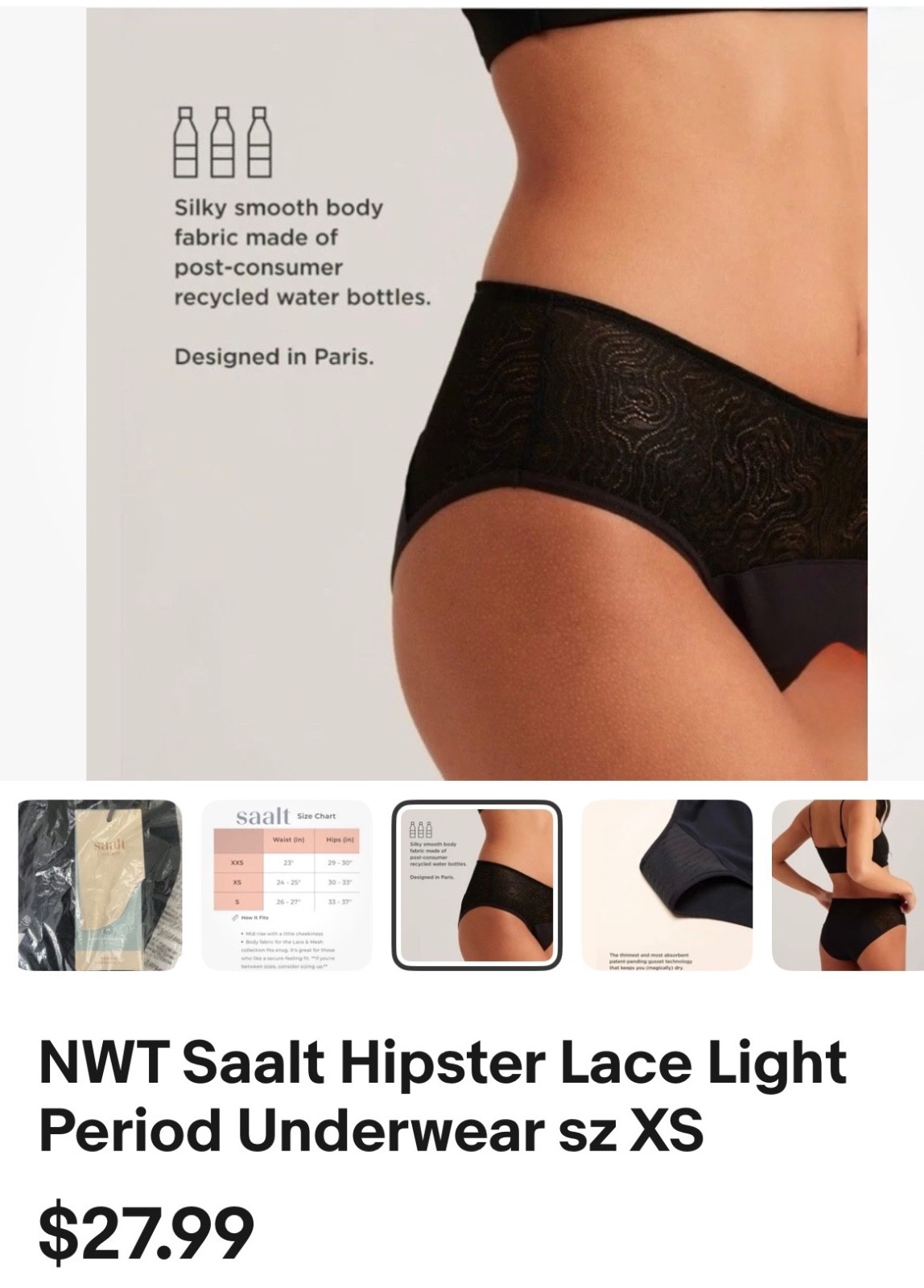 Saalt period underwear S