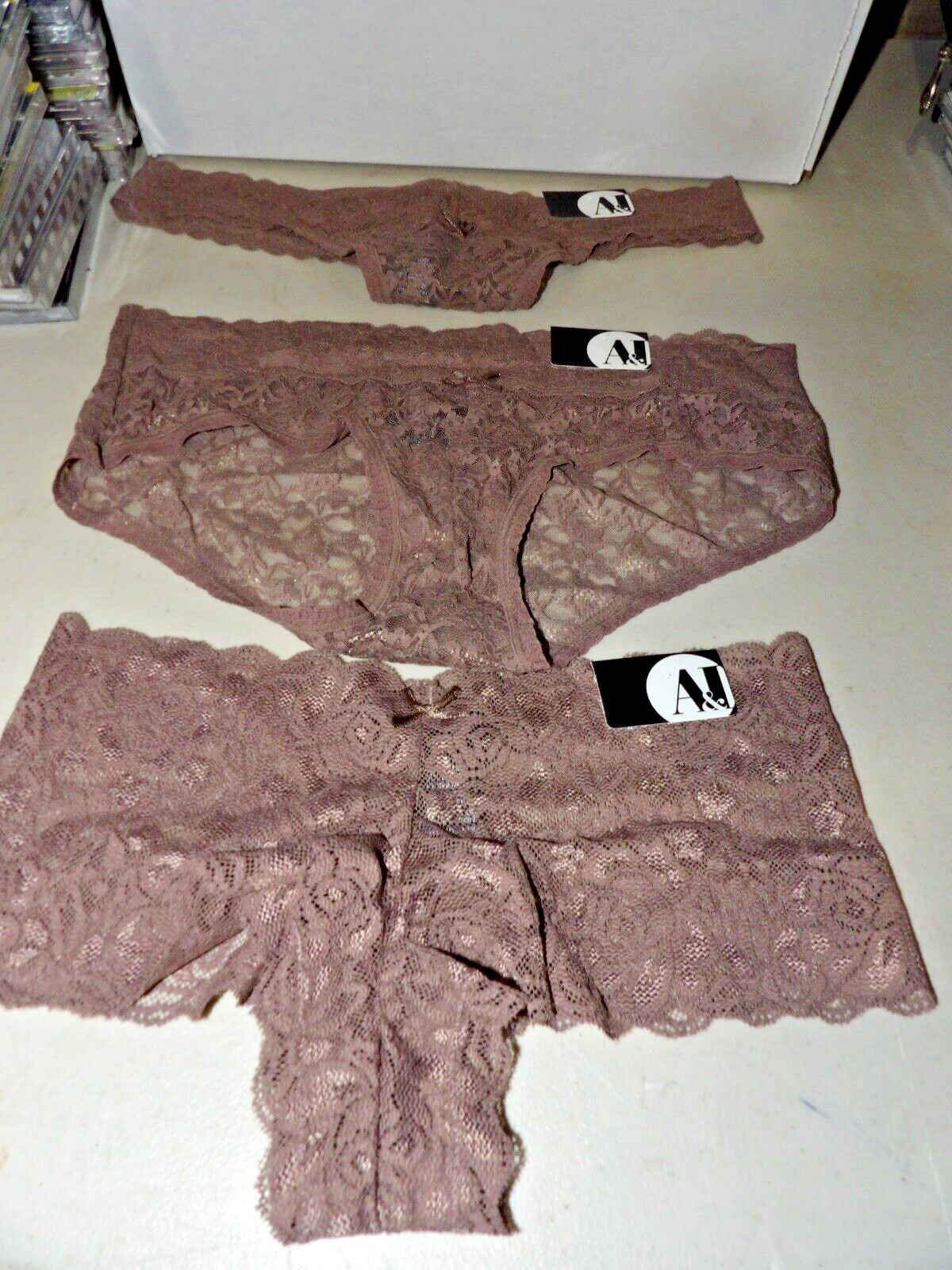 WOMENS LACE UNDERWEAR 17 COLORS 3 STYLES NEW WITH TAGS SHIPPING ON 1ST ITEM ONLY