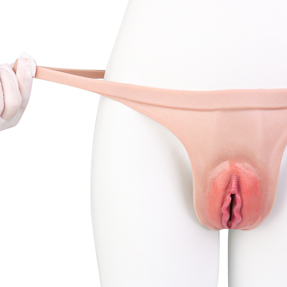 Men’s Hiding Gaff Panties Silicone Thong Panties for Crossdressing Transgender