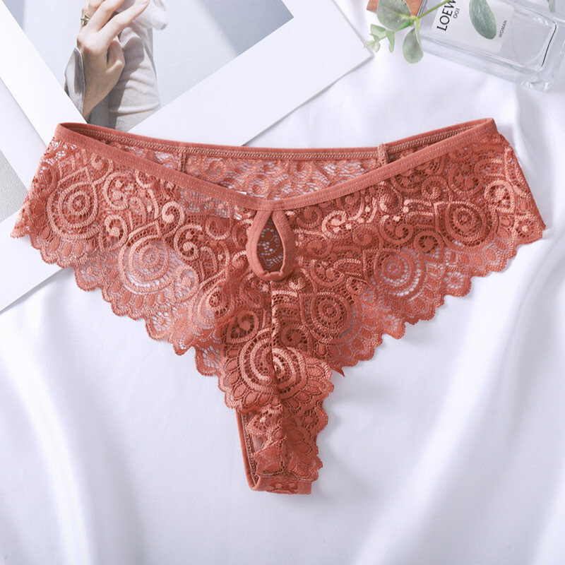 5 Pack Lot Sexy Womens See Through Lace Panties Thongs Underwear Sissy Lingeries