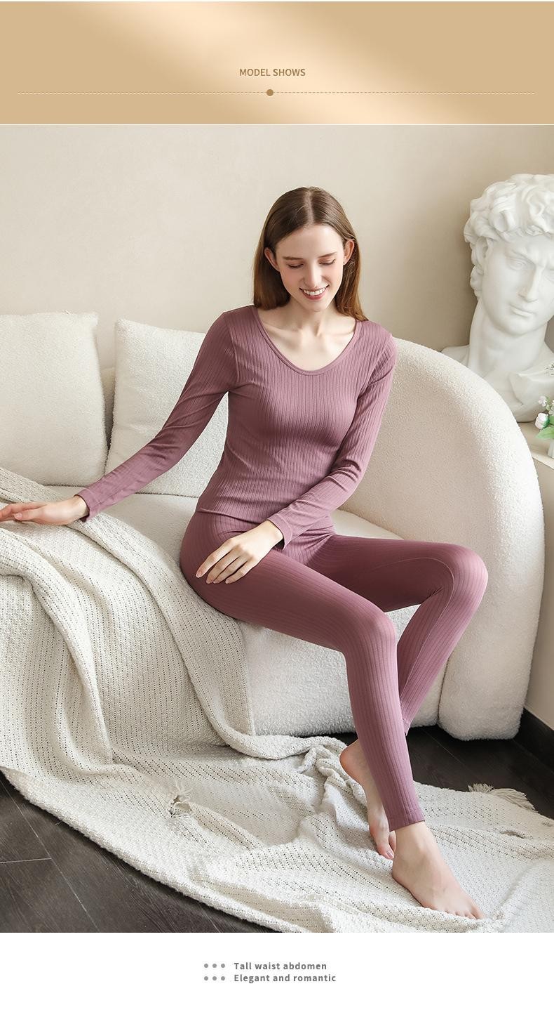 Women’s Thermal Underwear Set – Warm Shaping Long Johns Intimates