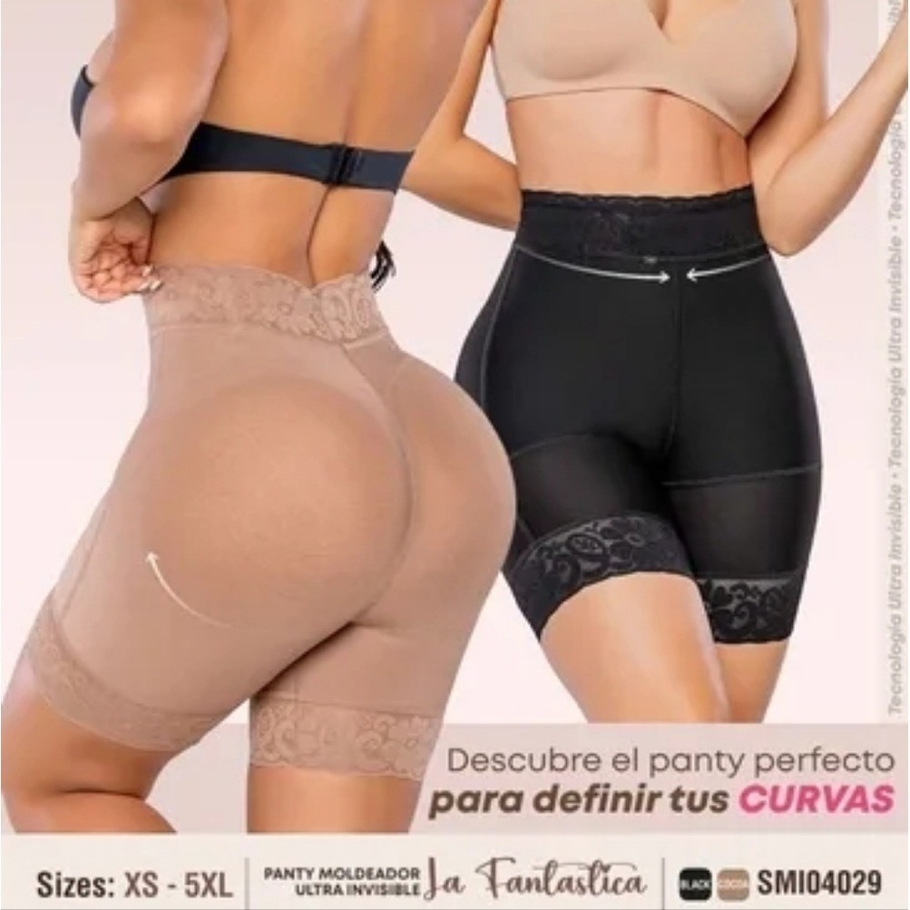 2Pack Panty Faja FANTÁSTICA Media pierna realce natural y ajuste perfecto Stagmi