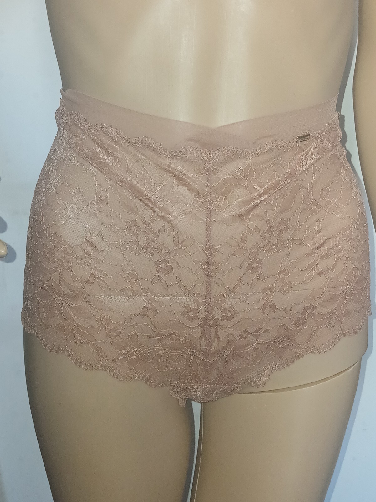 Janet Reger Thea High Waist Boyshort Amber 8 RRP22