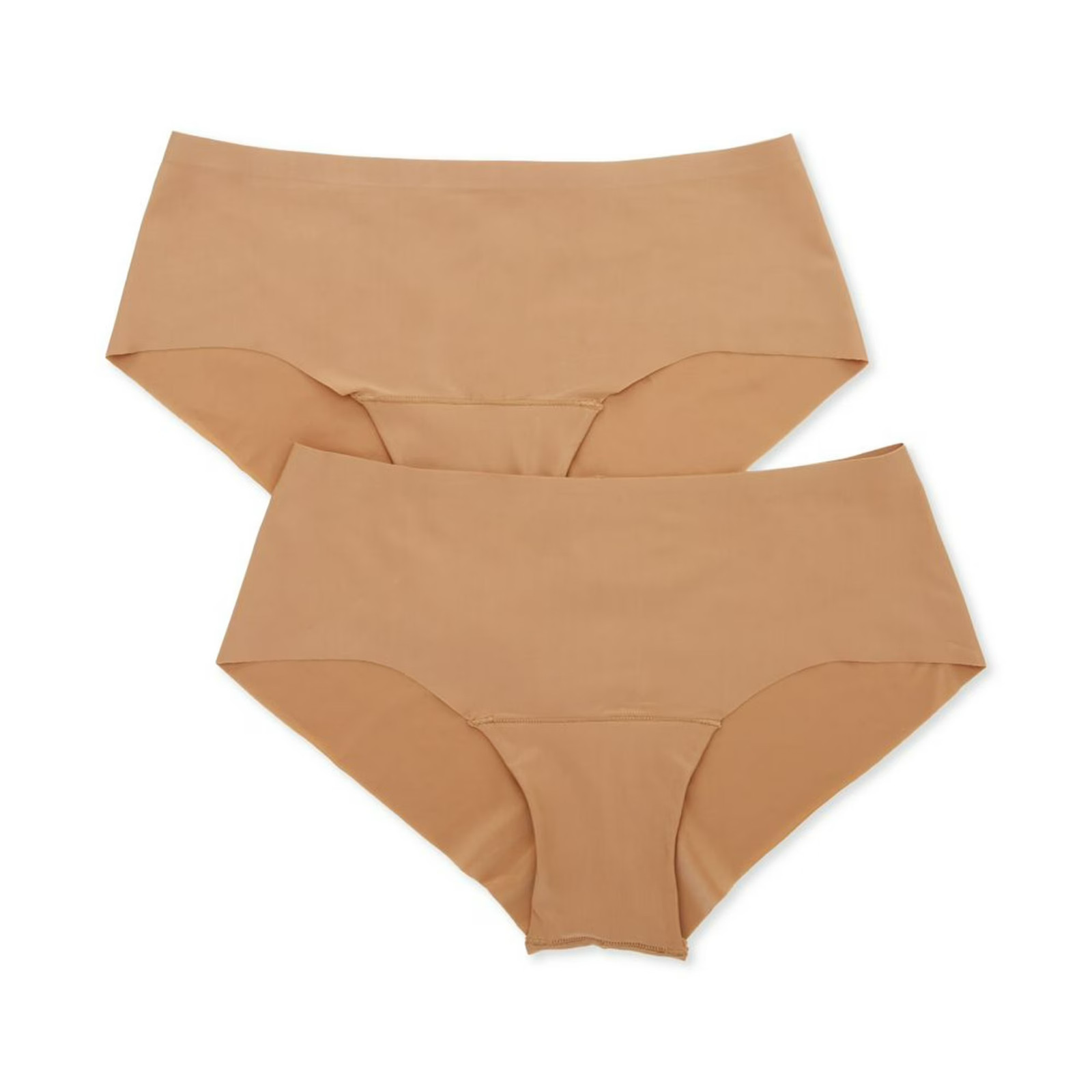 MAGIC Bodyfashion L104439 Mocha Dream Invisibles Hipster Panties 2-Pack Size M