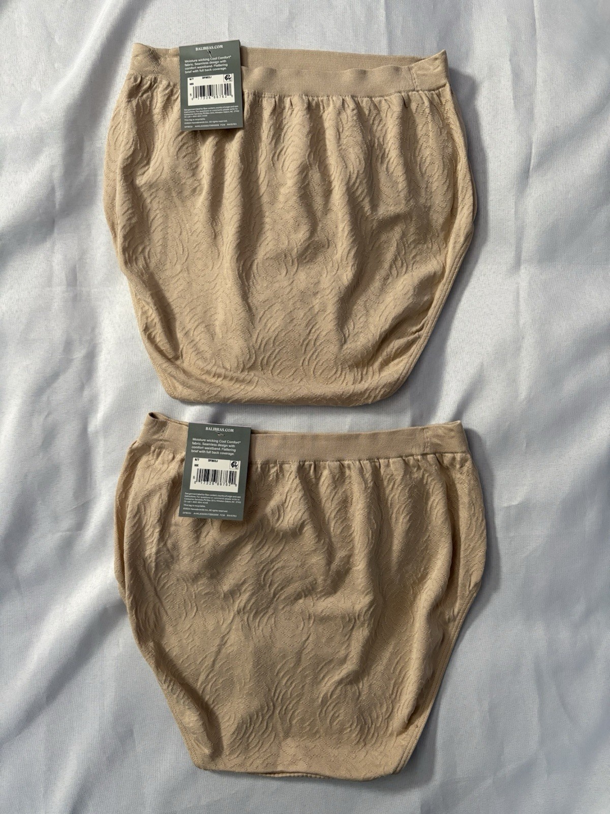 NEW Bali Comfort Revolution Bali Briefs 2 Pack Style 803J Womens Panty Size 6/7