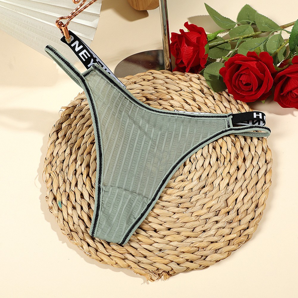 Womens Breathable Low Waist TBack Underwear in Multiple Colors Available