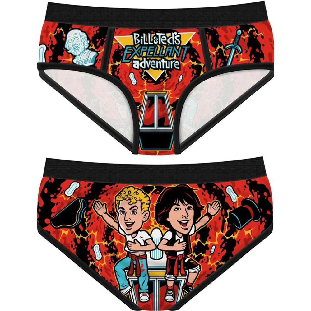 Harebrained Expellant Adventure Period Panties Womens Underwear Bill And Ted