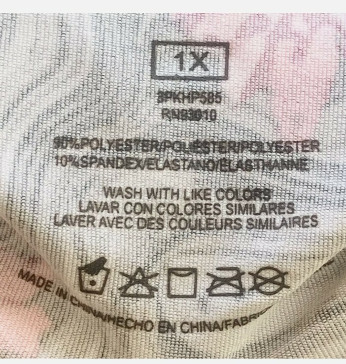 Bebe New 3pk Plus 1X Tag Free Hipster Panty Stretch Elastic Waistband NWT
