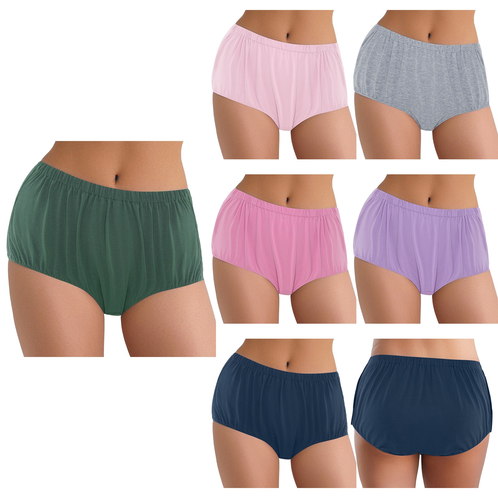 Women Thong Incontinence Shorts Adaptive Panties Workouts Briefs Soft Underwear
