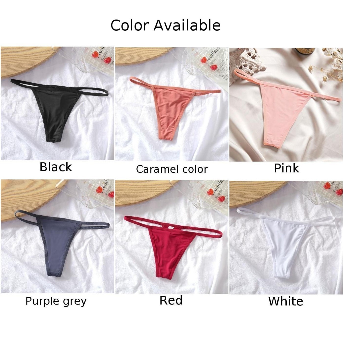 G String Lingerie for Women in Sexy Ice Silk Ideal Choice for Home or Outings