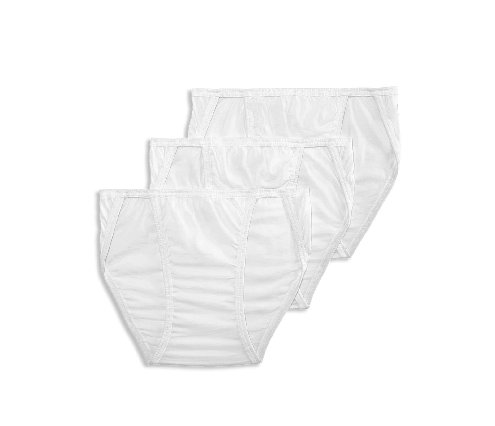 Women’s Jockey 3-Pack French Cut Classic Breathe (White) 100% Cotton Underwear