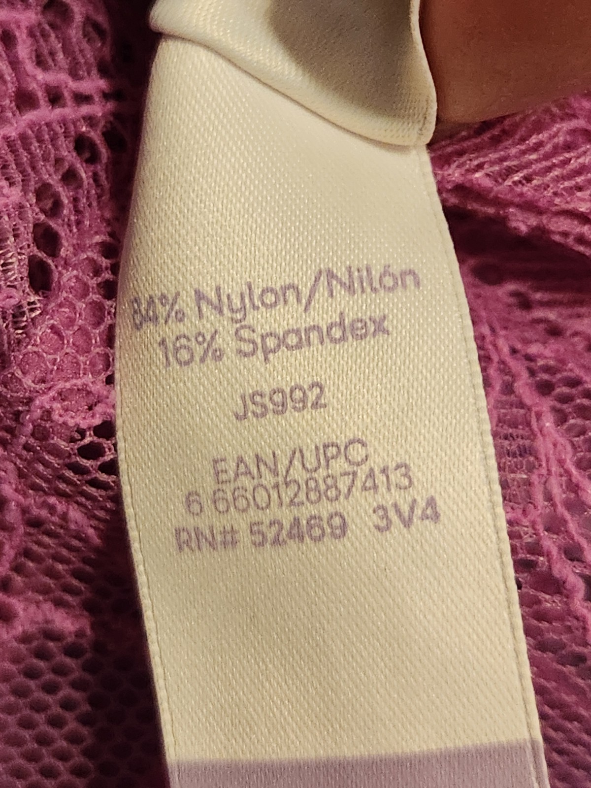 Joyspun Women’s Lace String Thong Panties 3 Pair Brand New Pretty Floral XXXL 22