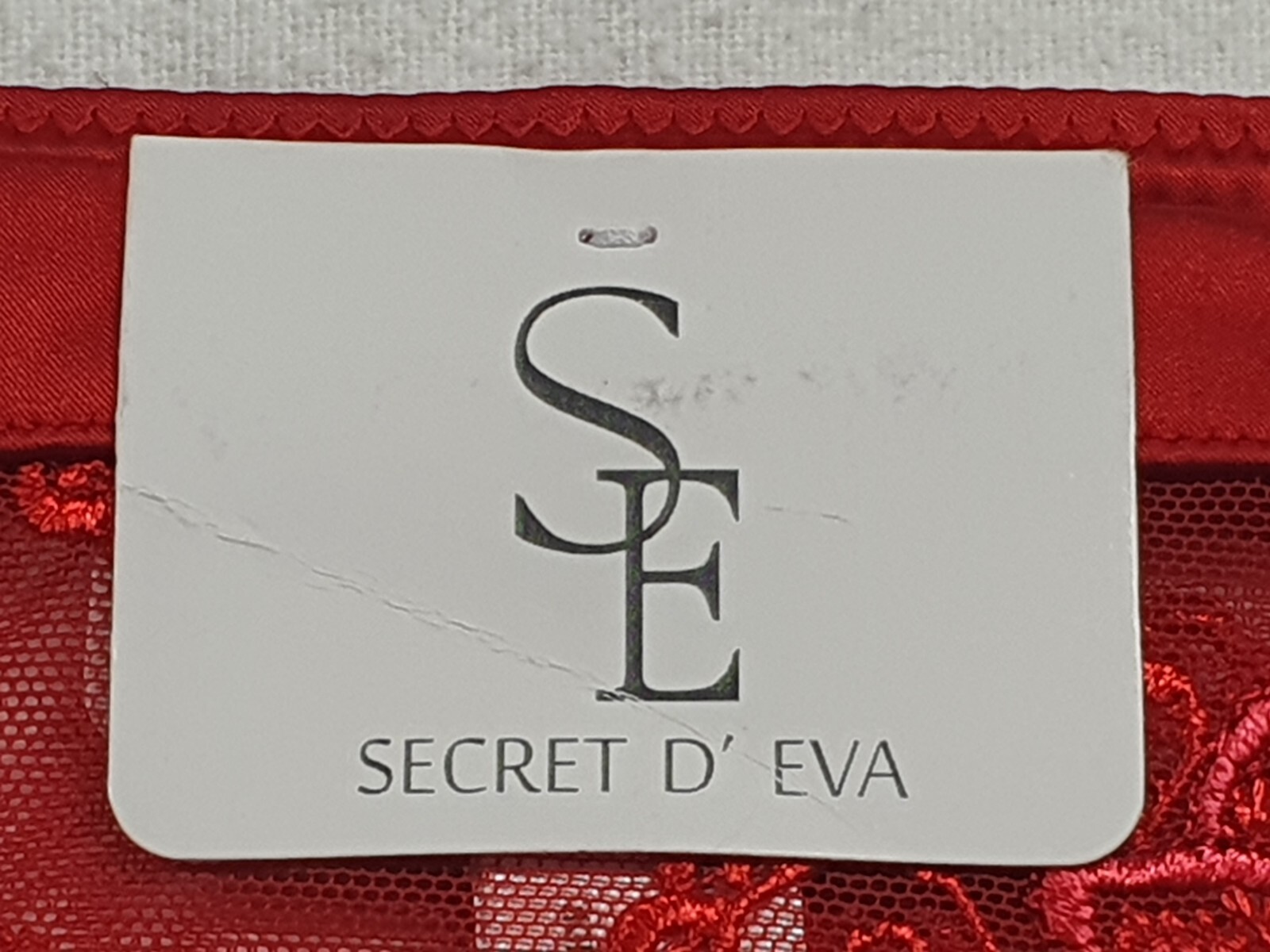 HOT!!! Secret D’Eva thong croisette, size 34-36, red, new + tags 44.00 euros