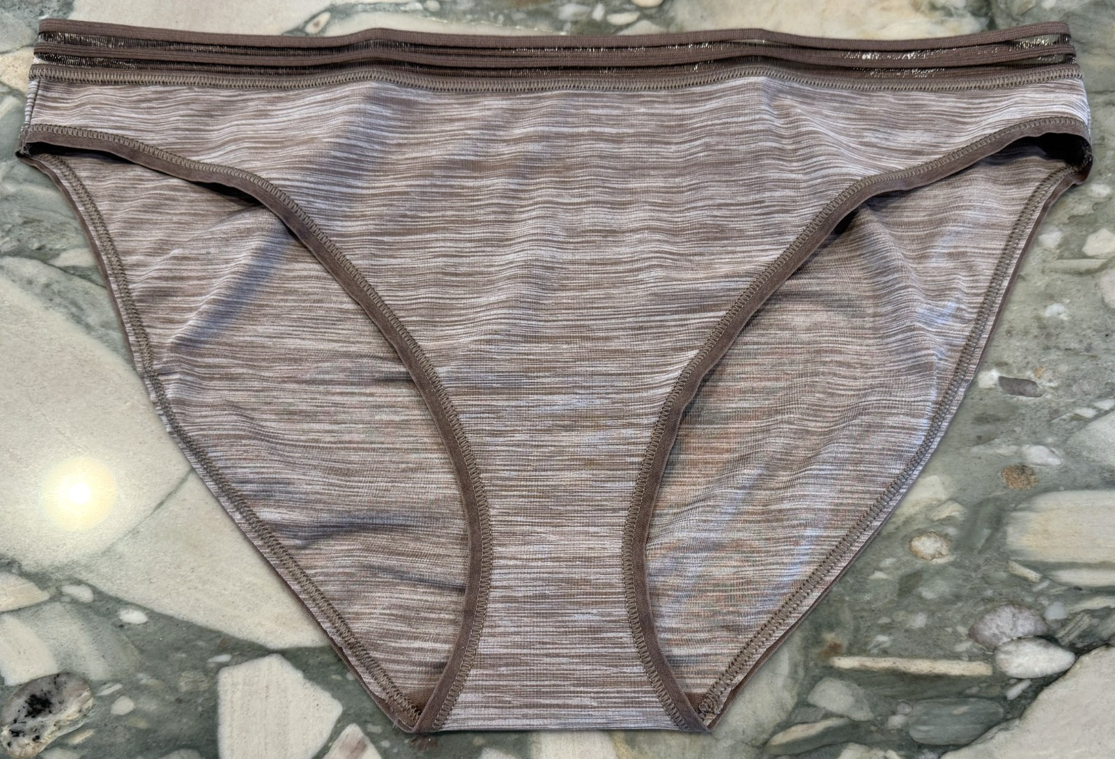 NEW Victoria Secret Everyday Perfect T-Shirt Bikini – Dark Iron Marl – XL