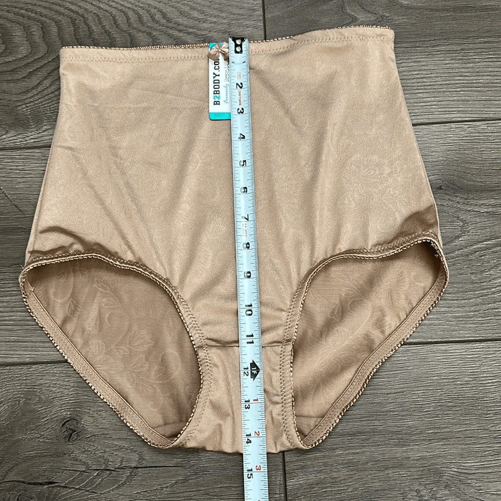 B2Body High Waist Full Coverage Brief Panty Bronze Brown Size Large