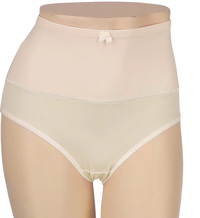 Carol Wior~Microfiber Belly Band Shapewear Brief~X-Large~Nude~A00107
