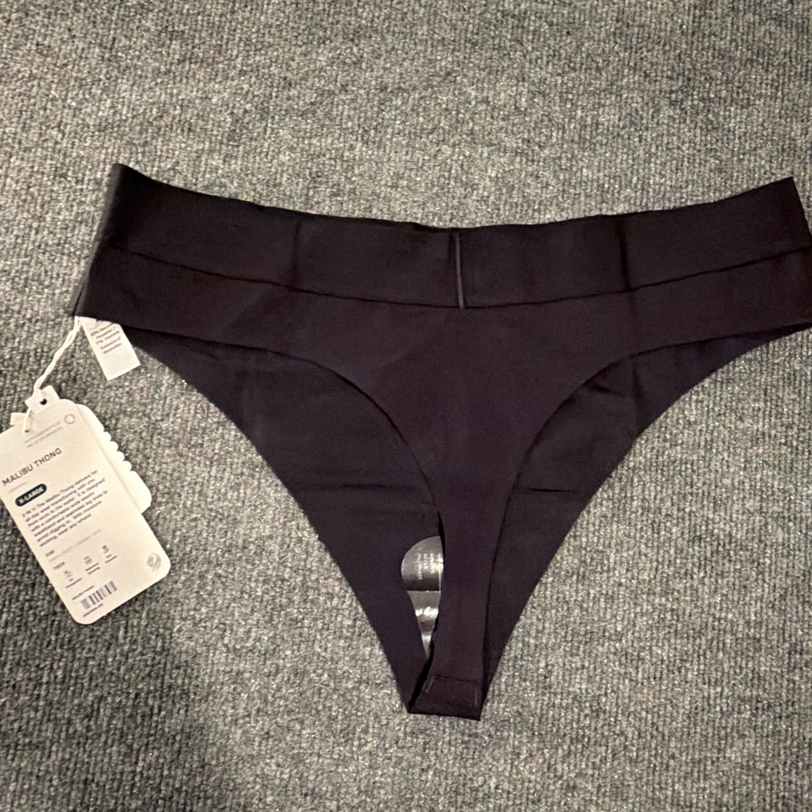 Phoenix Activewear & Intimates Malibu Thong Black Women’s Size XL # 176