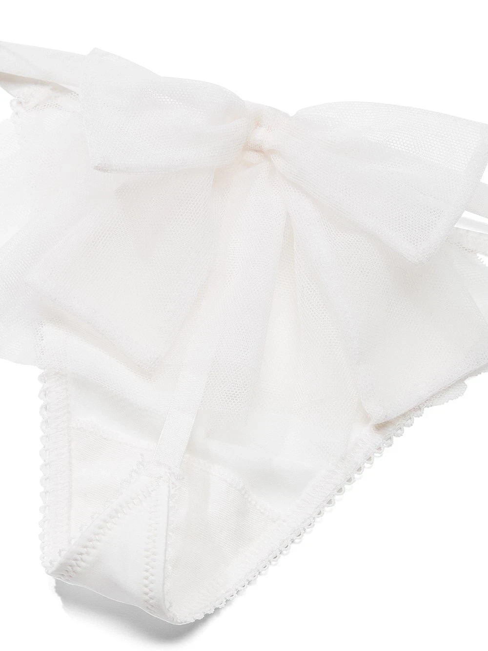 Victoria’s Secret Dream Angels – L Bridal Veil & Bow Tulle V-String Panty Large