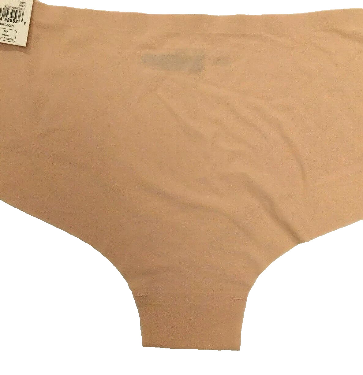 Beige Laser Cut Hipster Style Panties Choose Size L-XL-XXL Solid Color Smooth
