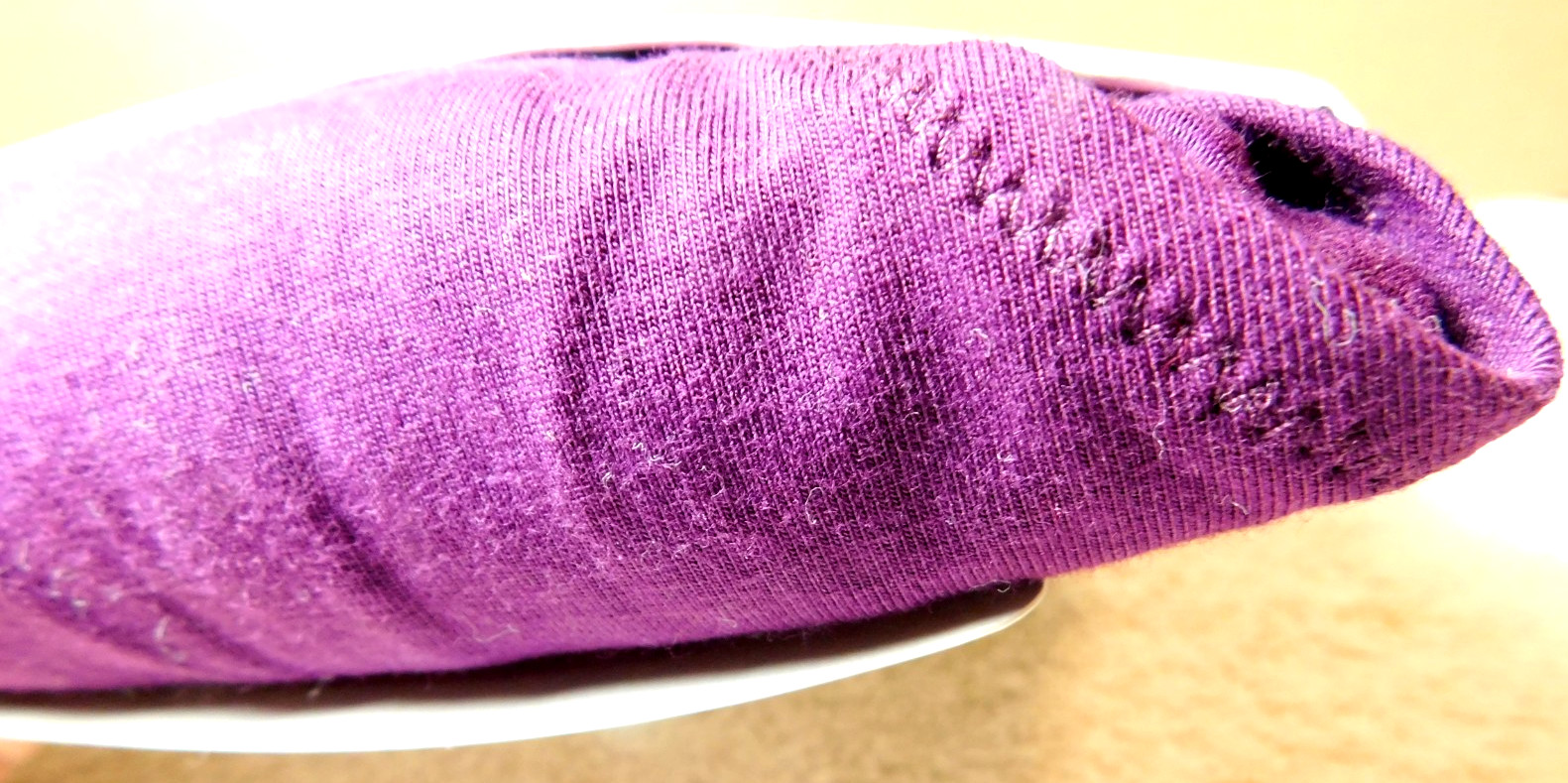 Warners~Blissful Benefits Cotton With Lace Hipster Purple Black & White 3Pk (DG)