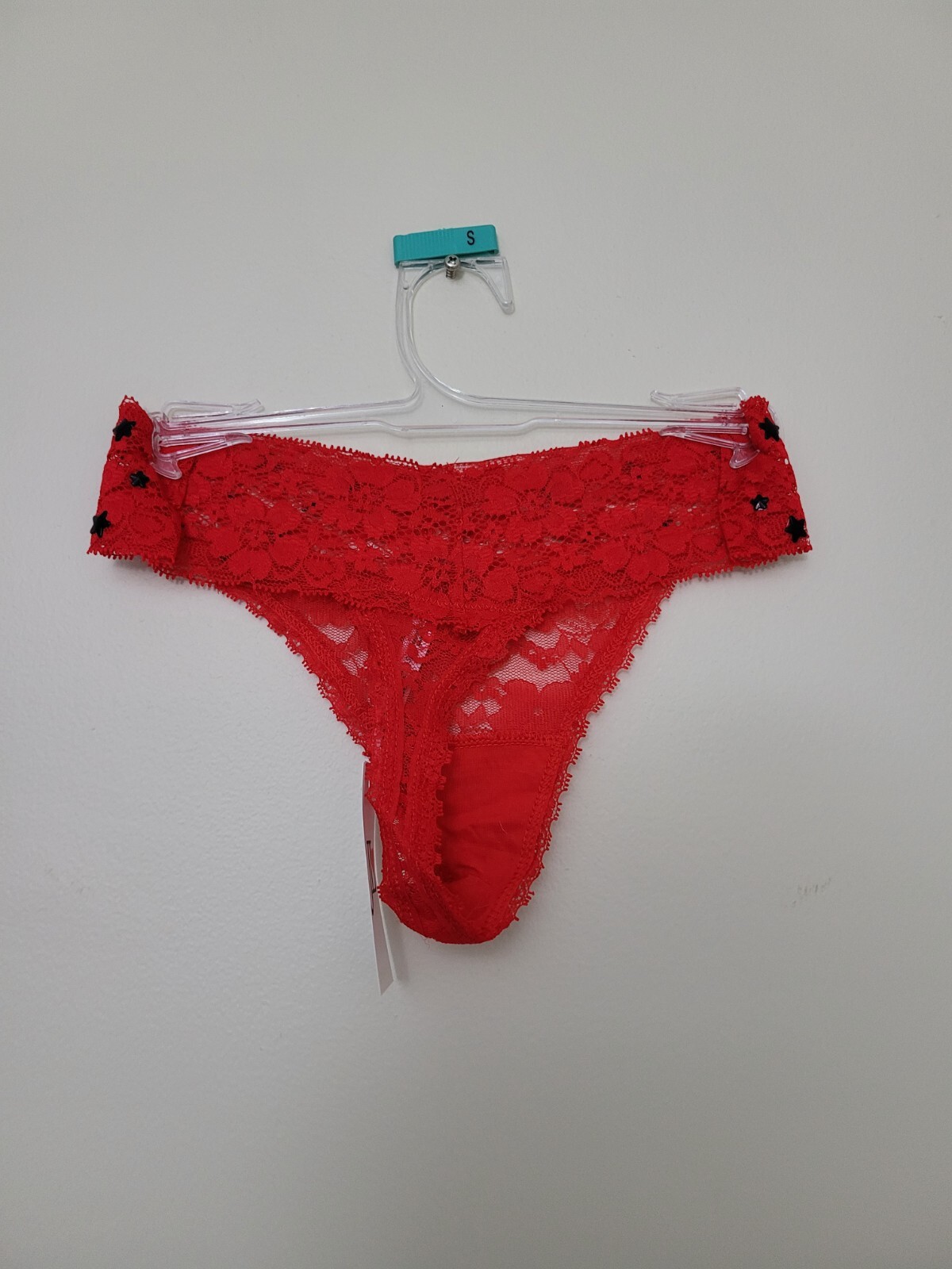 4 Packs Women’s L Panties Thong Lingerie Underwear 4 Color Black Orange Blue Red
