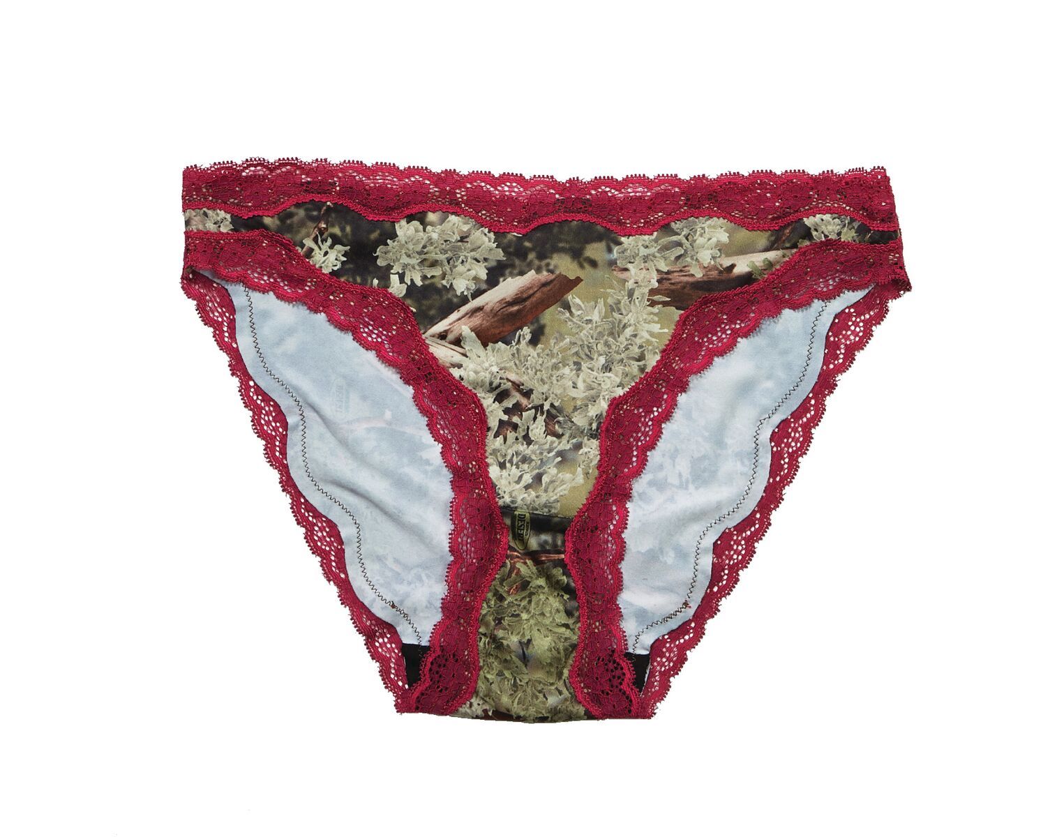 King’s Camo Lace Panty, Camouflage Lingerie Lace Panties
