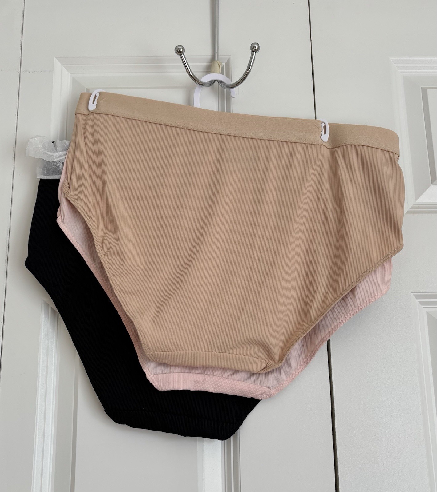 BEBE INTIMATES WOMEN’S BRIEFS 3 PACKS PLUS SIZE 1X and 2X BLACK, BEIGE, PINK