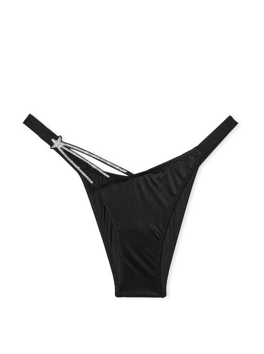 Victoria Secret Very Sexy Starstruck Shine Brazilian Panty M L XL Rhinestone