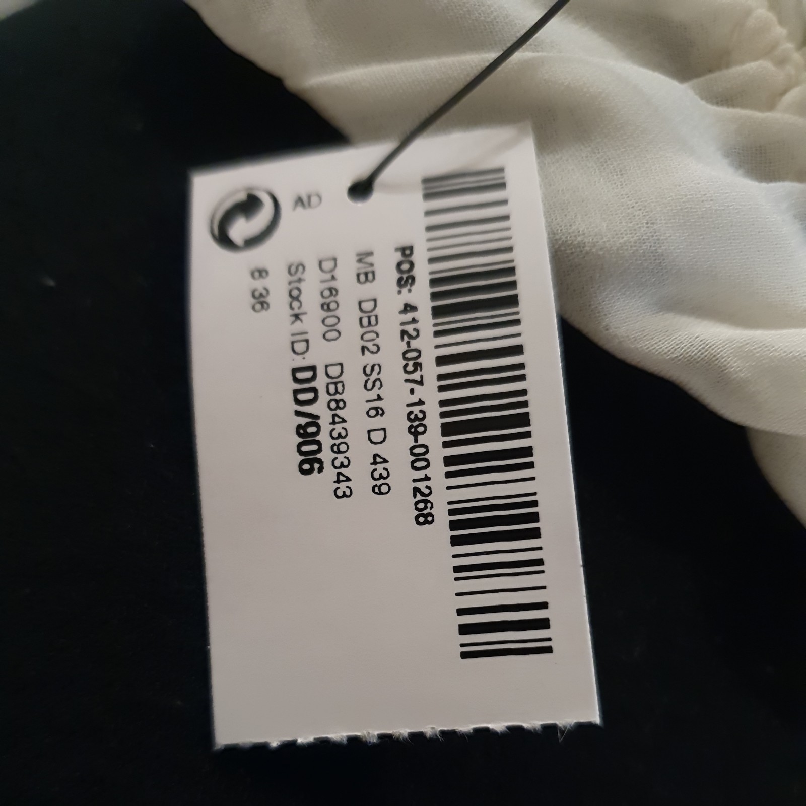 BNWT Next Ivory Chiffon & Blue Ribbon Embroidered Bridesmaid Panties Size 8