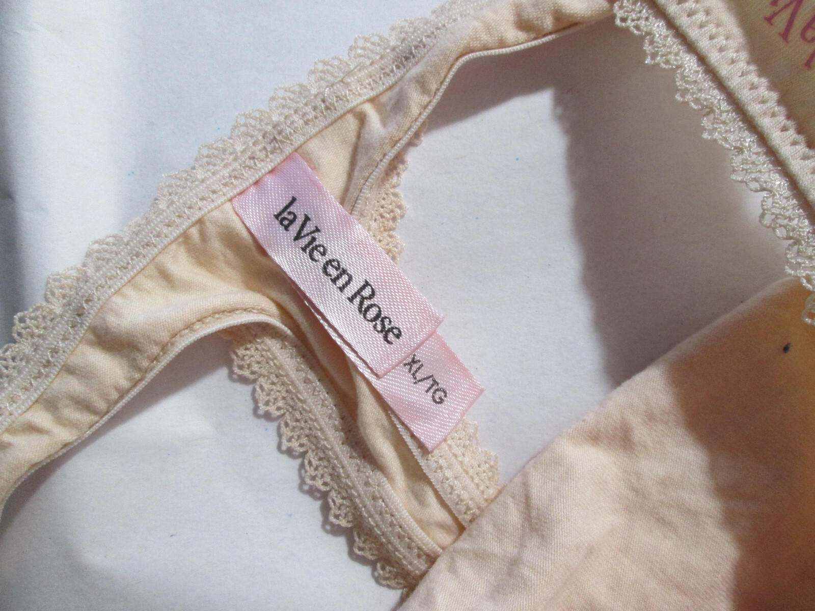 2 New Tarea & la Vie en Rose Thong Panties Size XL Southwestern Print+Beige/Bow