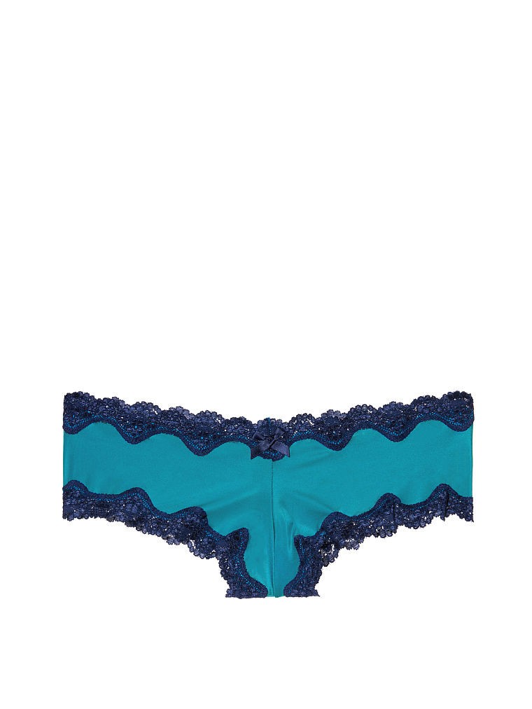 Victoria’s Secret Very Sexy Lace-Trim Cheeky Panty Evening Tide Blue