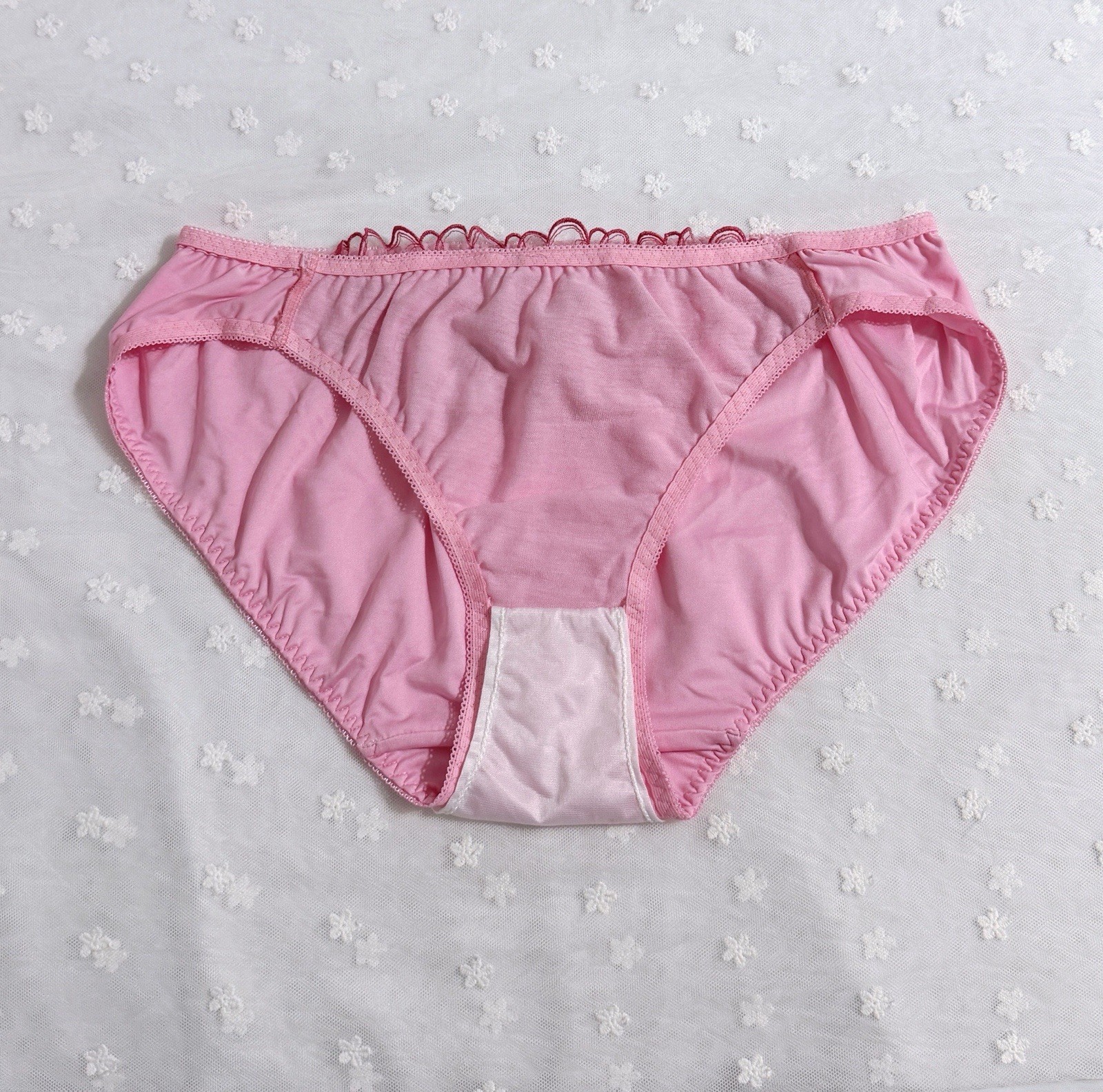 Set Of 3 US-L, XL/JP-4, 5L Japanese Embroidery Nylon Leakproof Period Panties