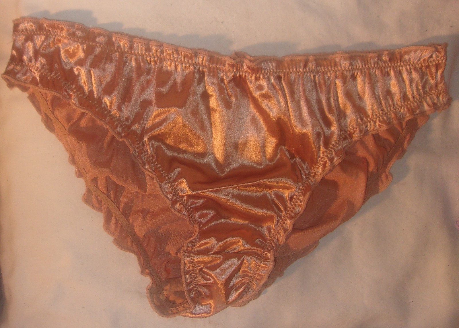 NEW SEXY NYLON SPANDEX RUFFLE PANTIES SIZE LARGE LOOK HOT FEEL COMFY