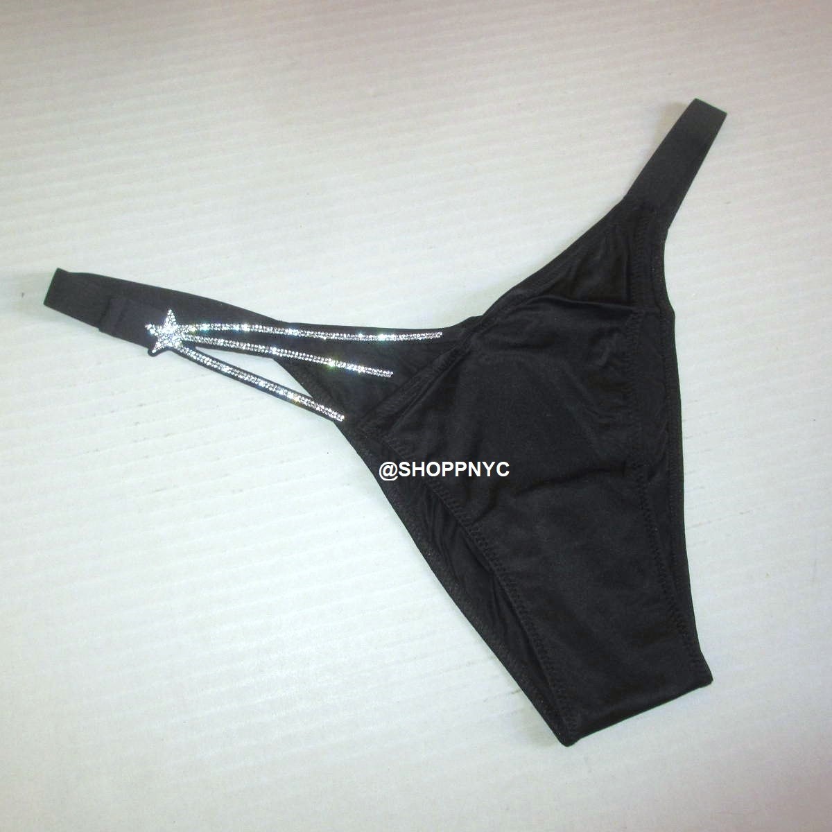 Victoria Secret Very Sexy Starstruck Shine Brazilian Panty M L XL Rhinestone