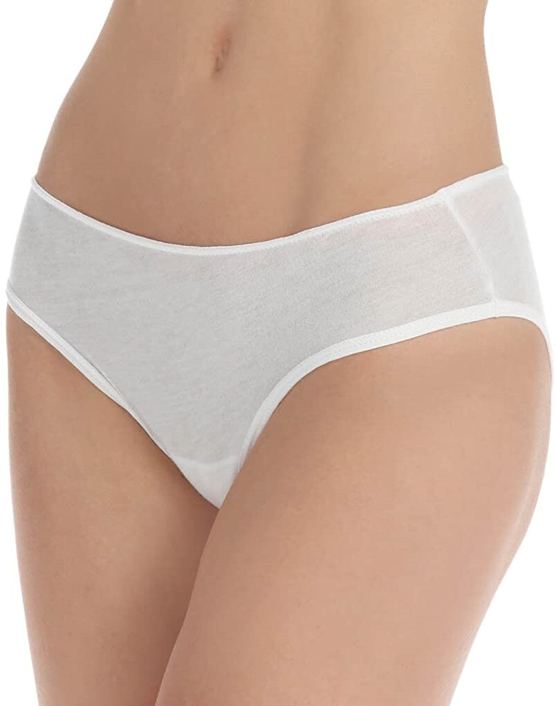 Skin Women’s 246689 Organic Cotton Boyshorts White Underwear Size XS