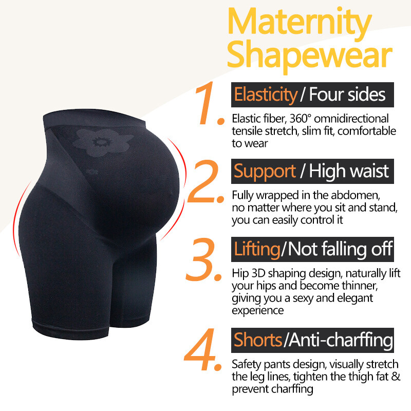 Women’s Seamless Maternity Shapewear Pregnancy Underwear Belly Support Panties