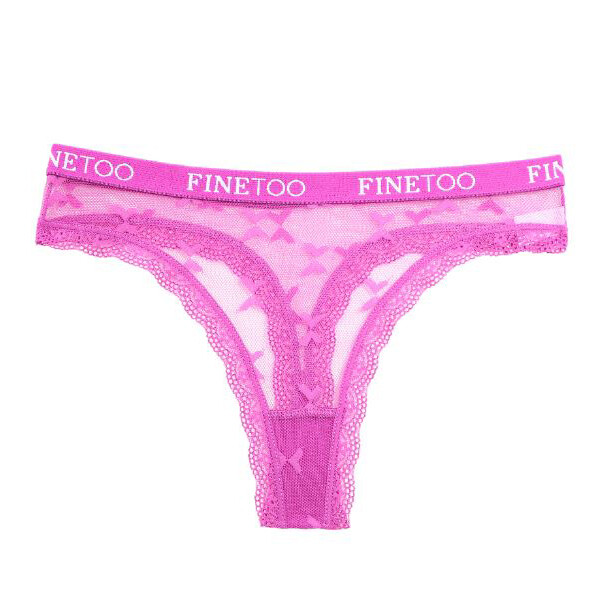 6-pack Lot Sexy Womens Sheer Panties Briefs Lace Trim Lingeries Thong Underwear