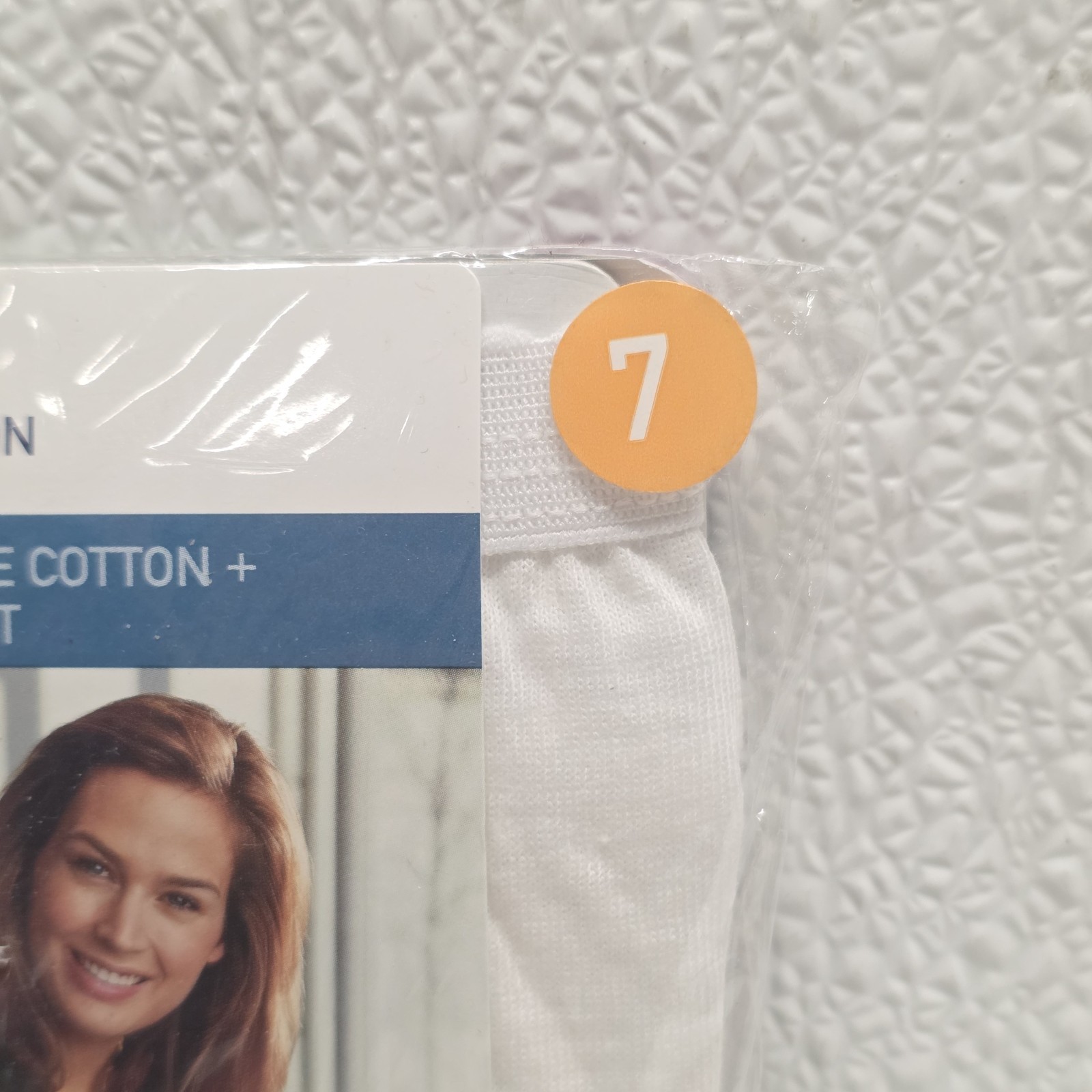 Vintage 2003 NEW In Package Jockey Soft Cotton White Hipster Panty Size 7