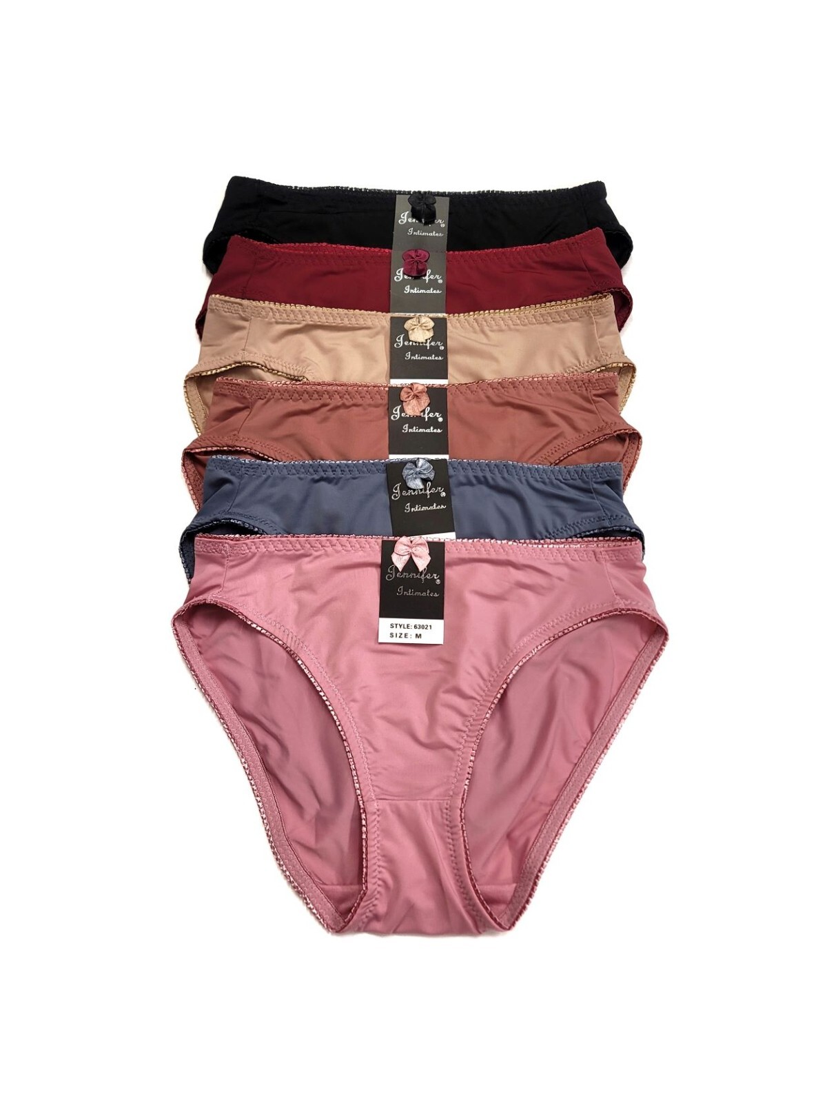 Women Full Seat Coverage High Cut Microfiber Light Tummy Control Bikini panties